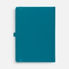 Ежедневник Favor Metal, недатированный, бирюзовый с логотипом