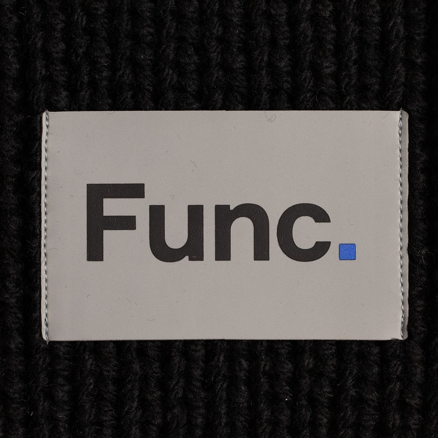 Шарф Nordkyn, черный с логотипом