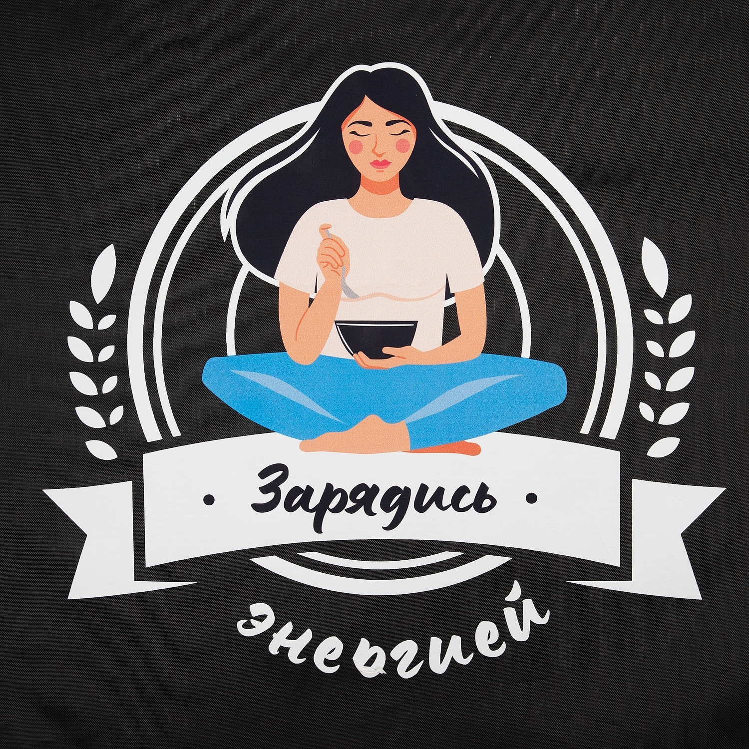 Массажная балансировочная подушка Balansa, серая с логотипом