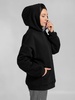Худи Furry Oversize, черное, размер XS/S