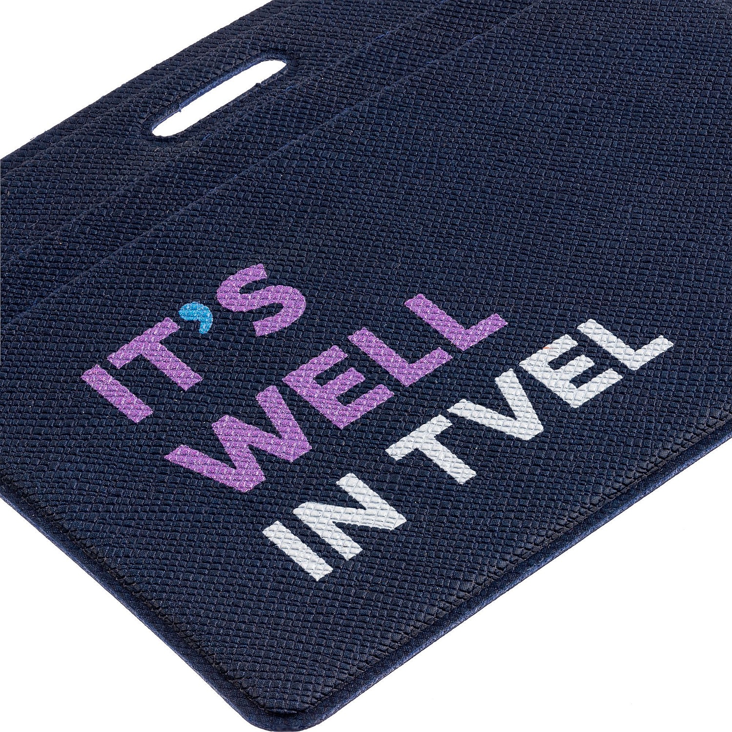 Чехол для карточки Devon, синий с логотипом