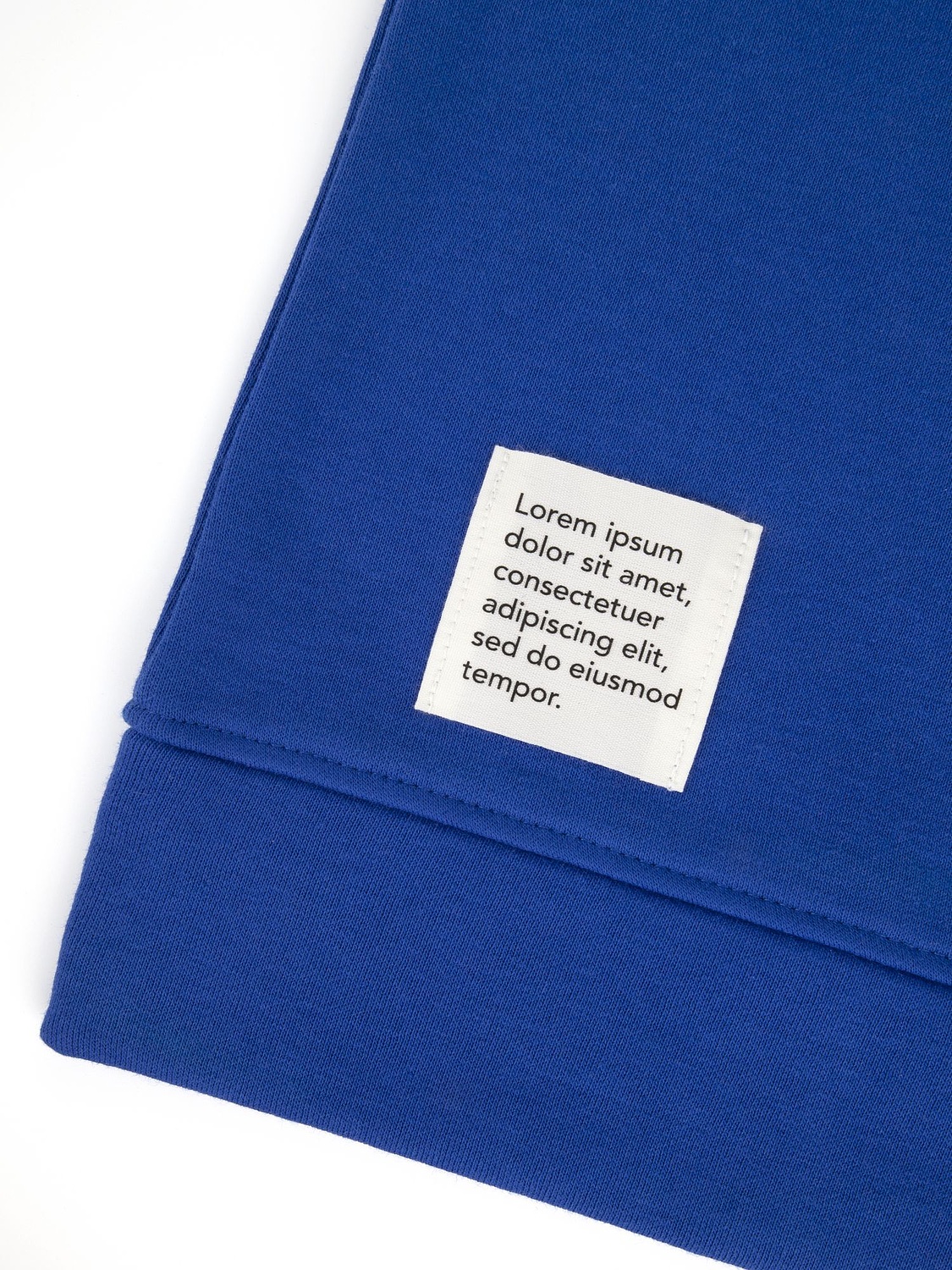 Свитшот унисекс S1, синий с логотипом