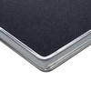 Ежедневник Frame Metal, недатированный, черный с логотипом