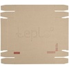 Коробка Teplo, малая, крафт с логотипом