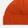 Шапка ComFleece, темно-оранжевая (кирпичная) с логотипом
