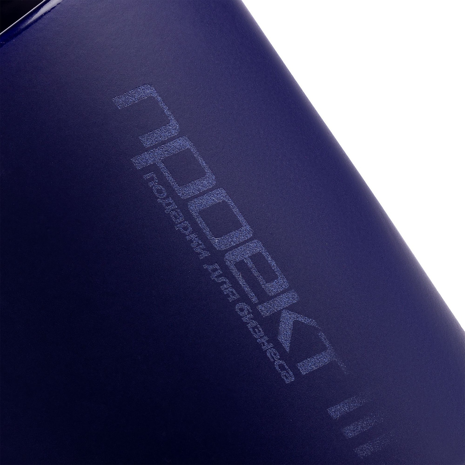 Кружка с пробковой подставкой Corky, синяя с логотипом