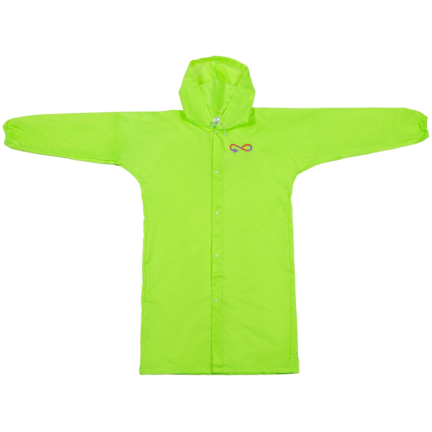 Дождевик унисекс Rainman Strong, желтый неон с логотипом