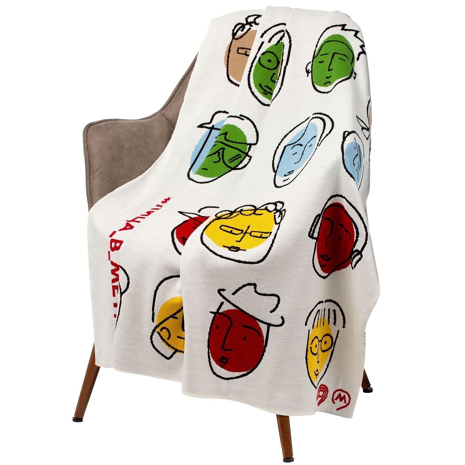 Плед на заказ Tricksy Fint, М, акрил с логотипом