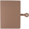 Ежедневник Trance, недатированный, коричневый, уценка с логотипом