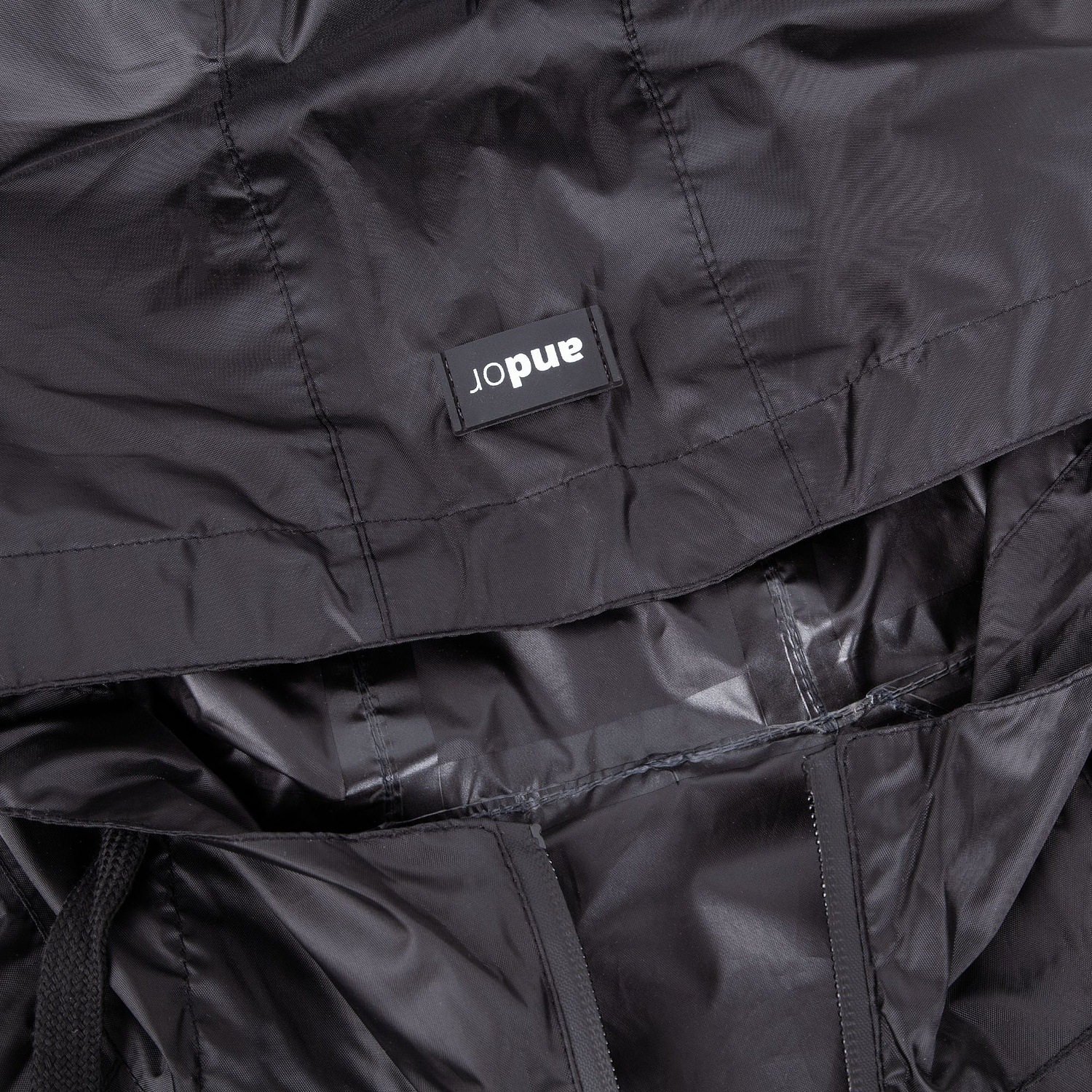 Дождевик R2, черный с логотипом