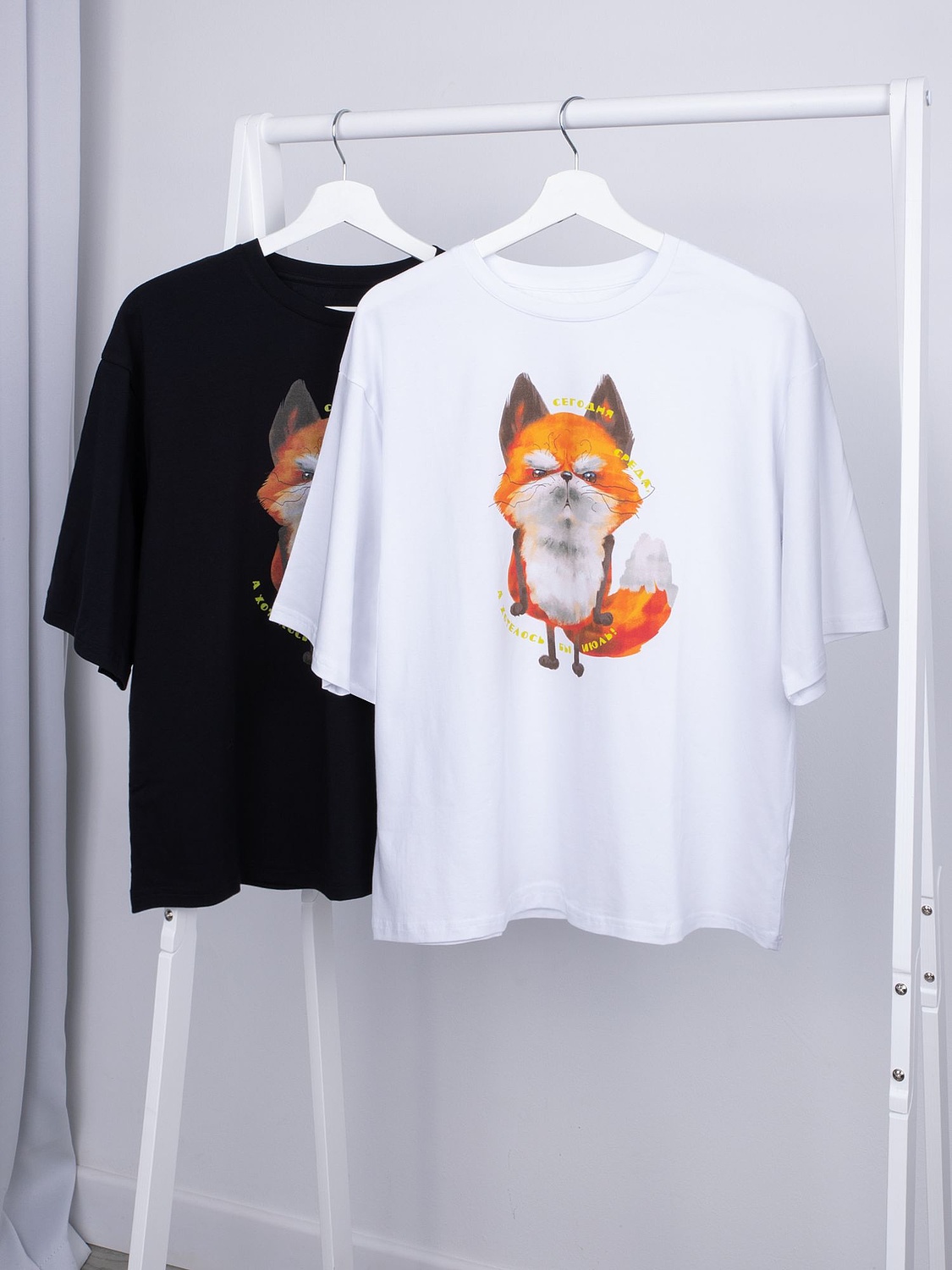 Футболка унисекс оверсайз Street Vibes, черная с логотипом