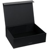 Коробка складная Rusetti, S, черная с логотипом