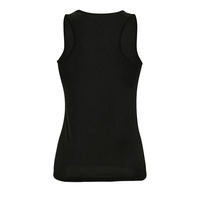 Майка женская Sporty TT Women, черная с логотипом