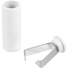Наконечник для шнурка Nozzle, белый с логотипом