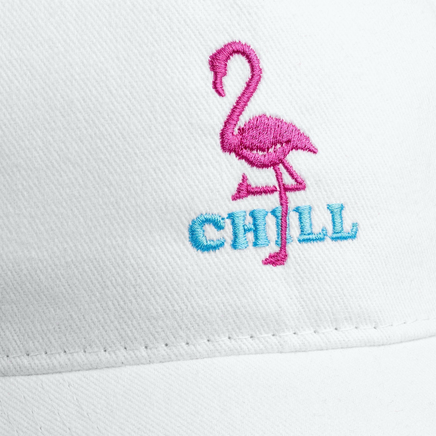 Бейсболка Buzz, белая с логотипом