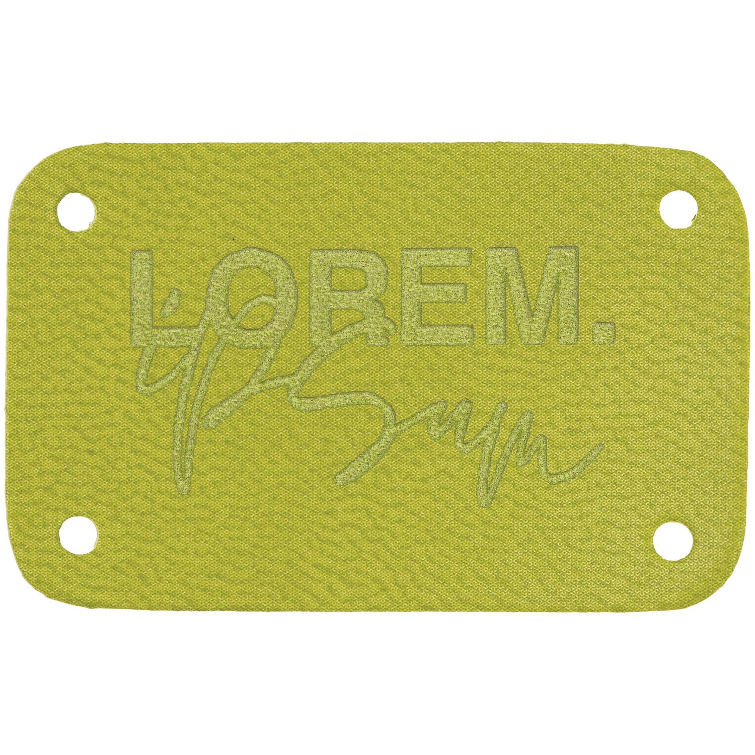 Лейбл Eta Latte, S, светло-зеленый с логотипом