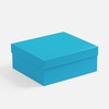 Коробка Recollection, голубая с логотипом