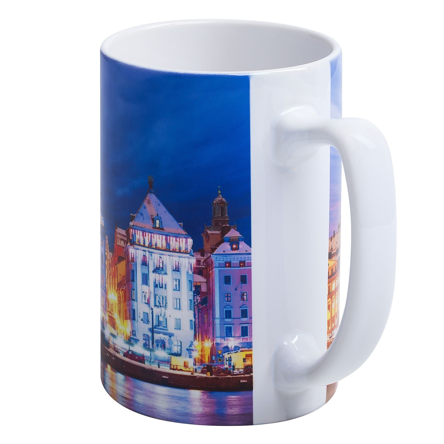 Кружка Pixie для сублимационной печати, белая с логотипом