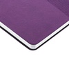Ежедневник Knit, недатированный, фиолетовый с логотипом