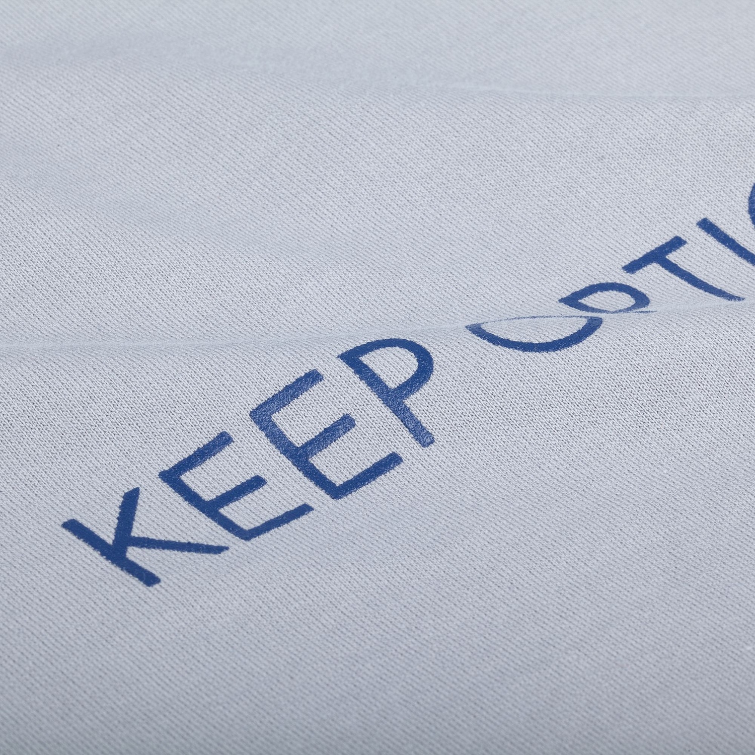 Свитшот унисекс Vozduh, светло-серый с логотипом