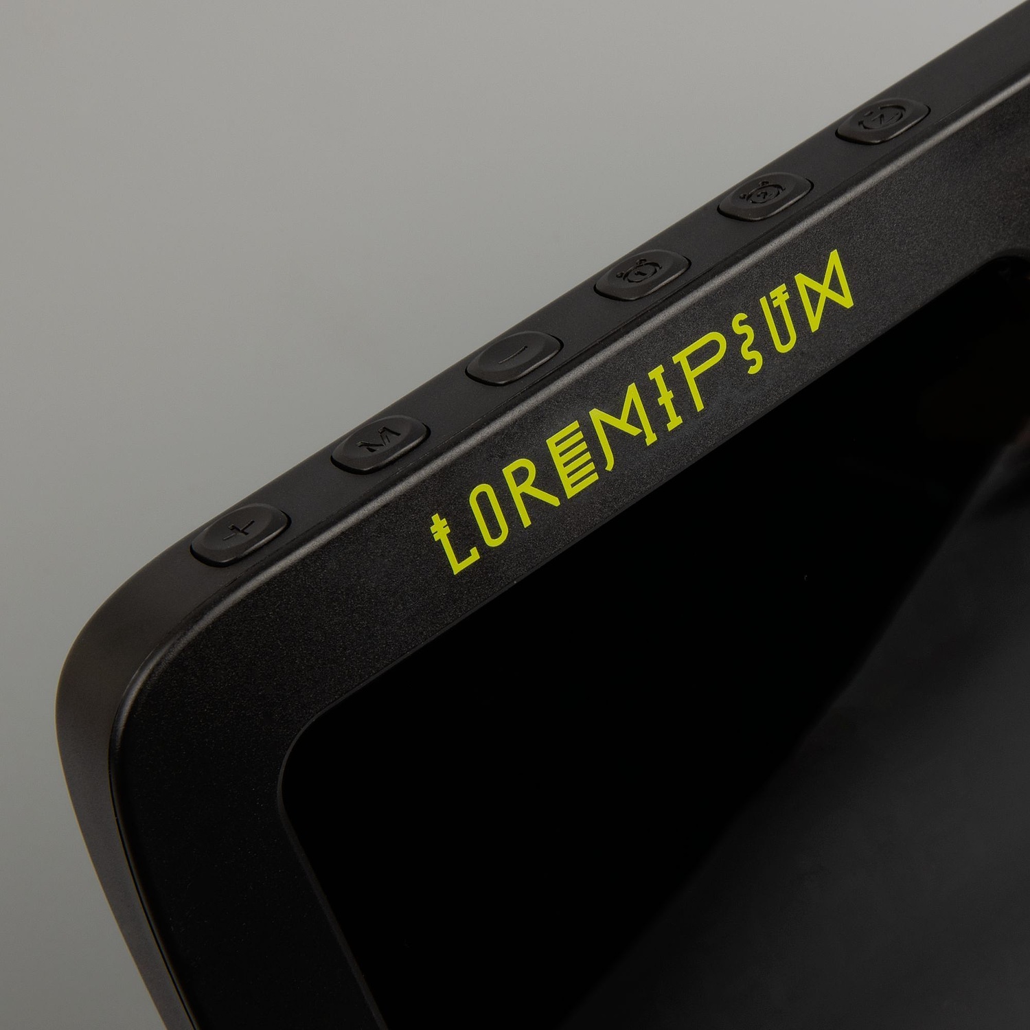 Станция беспроводной зарядки с часами и календарем и подсветкой логотипа Novem, черная с логотипом