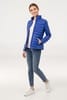 Куртка женская Wilson Women, ярко-синяя с логотипом