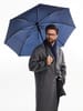 Зонт-трость Rainzee, темно-синий с логотипом