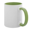 Кружка Promo Plus для сублимационной печати, зеленое яблоко с логотипом