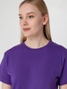 Футболка унисекс T-Bolka 160, фиолетовая с логотипом