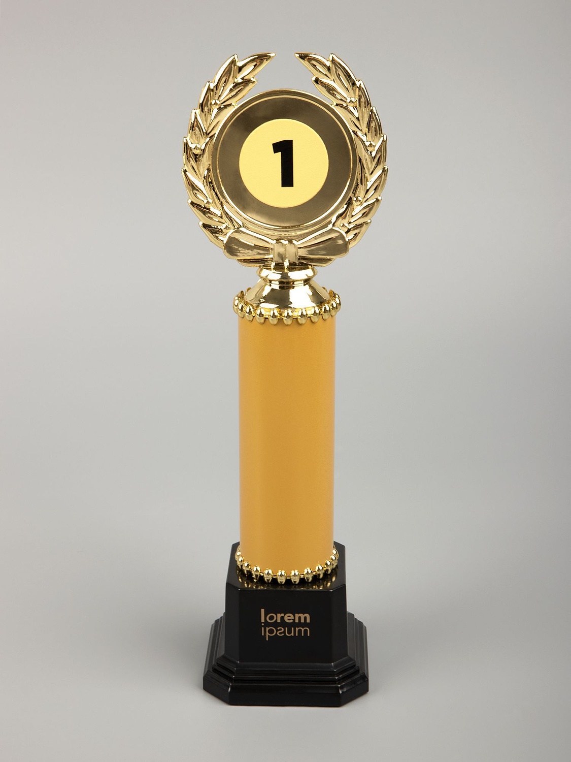 Стела EnterPrize, большая, золотистая с логотипом