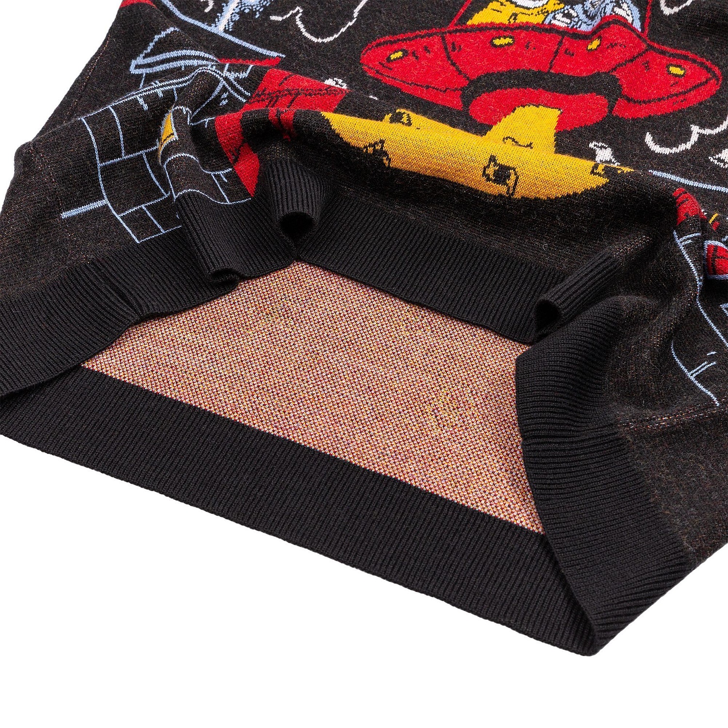 Свитер оверсайз на заказ Tricksy Net, полушерсть с логотипом