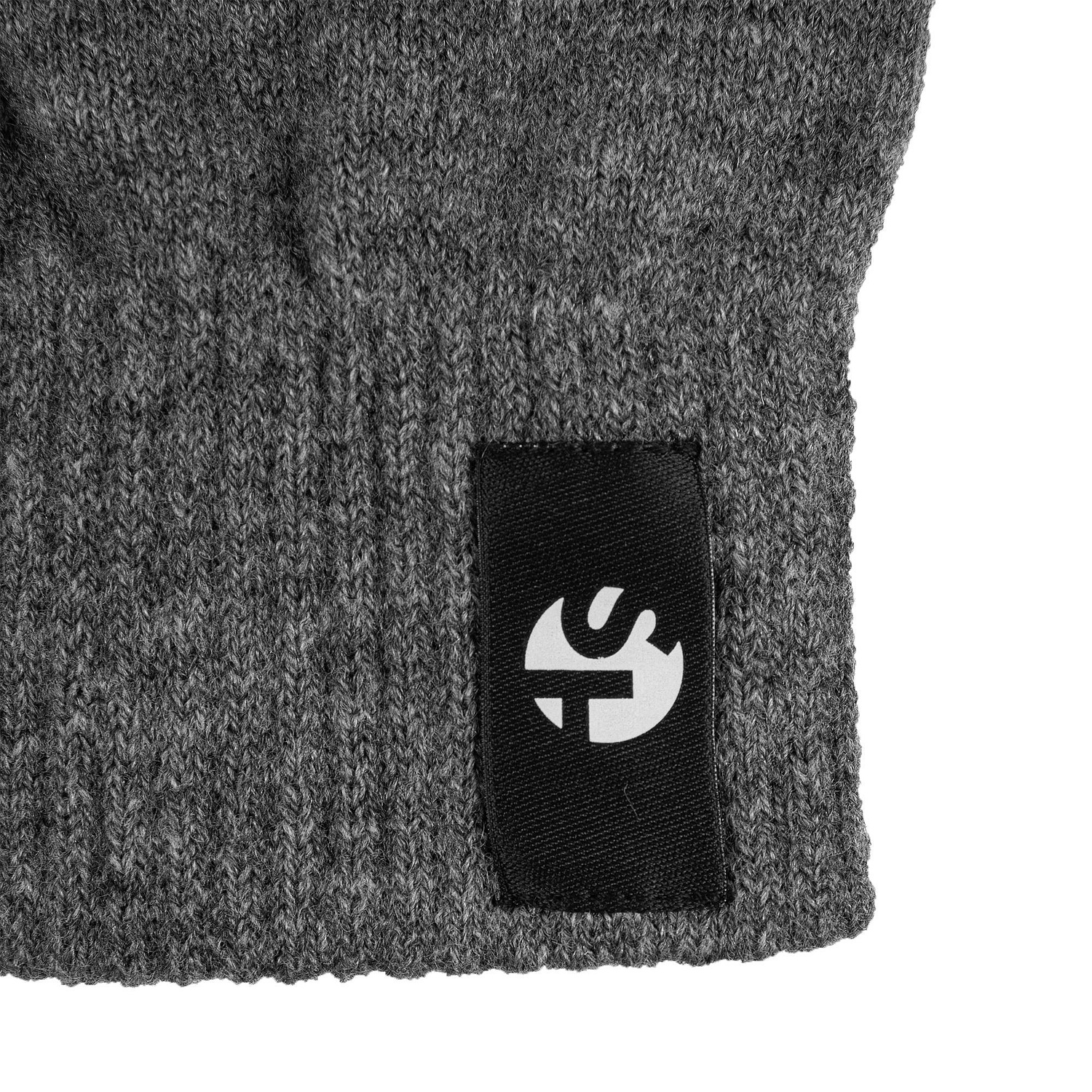 Лейбл тканевый Epsilon, XXS, черный с логотипом