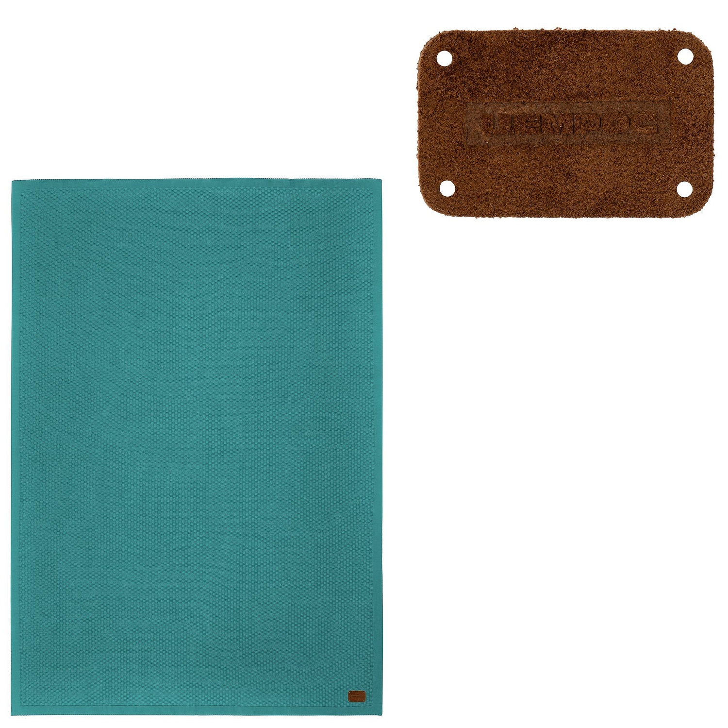 Лейбл замшевый Beta, S, горчичный с логотипом