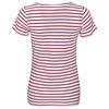 Футболка Miles Women белая с красным с логотипом
