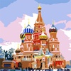 Картины по номерам «Красота России» с логотипом
