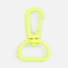 Застежка-карабин Snap Hook, M, желтый неон с логотипом