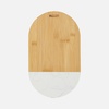 Доска разделочная Linea Bamboo, овальная с логотипом