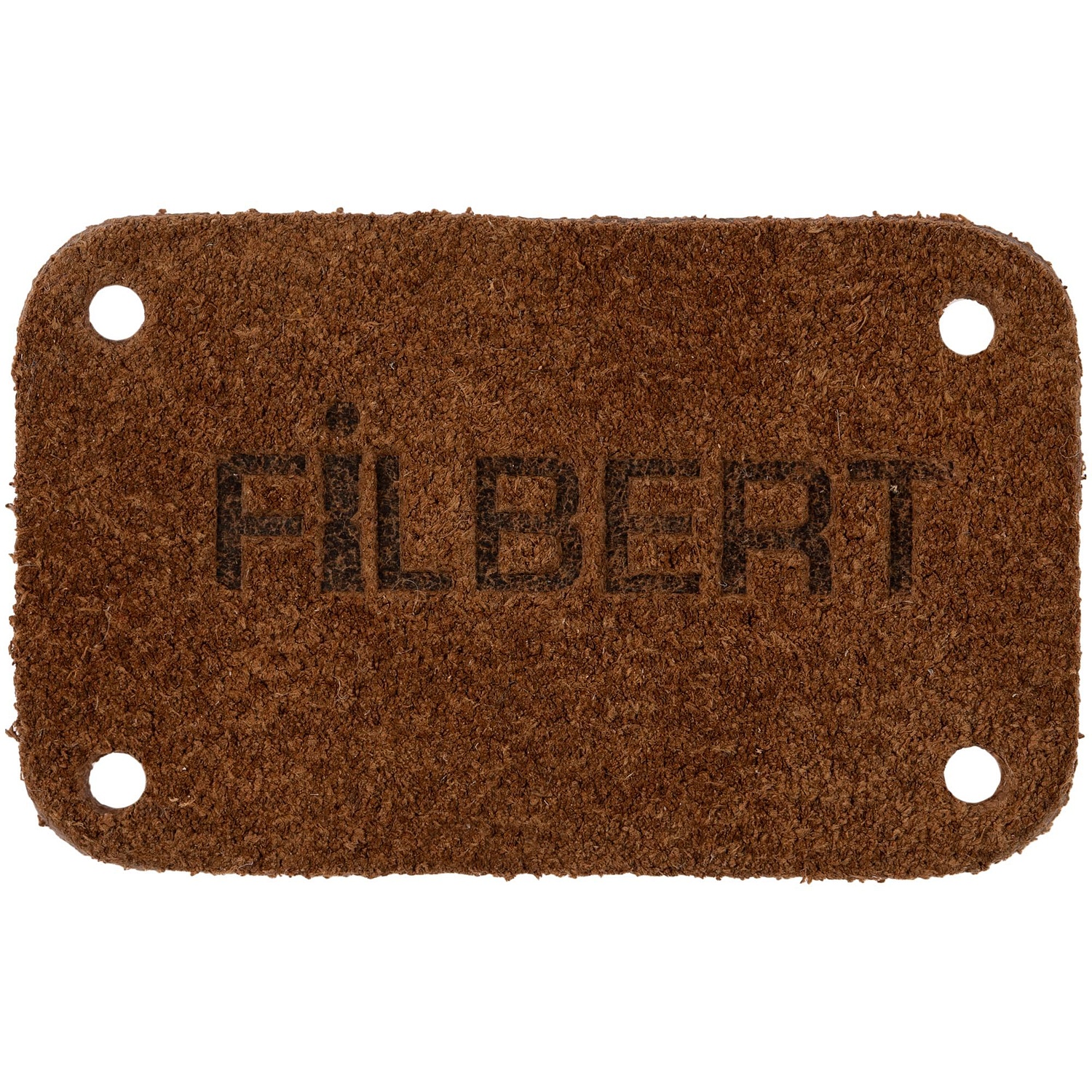 Лейбл замшевый Beta, S, горчичный с логотипом