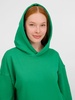 Худи оверсайз унисекс Tolla, зеленое, размер M/L