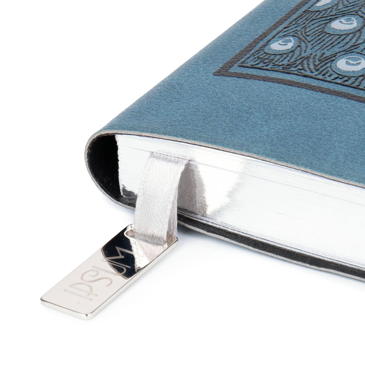 Ежедневник Petrus, недатированный, голубой с логотипом