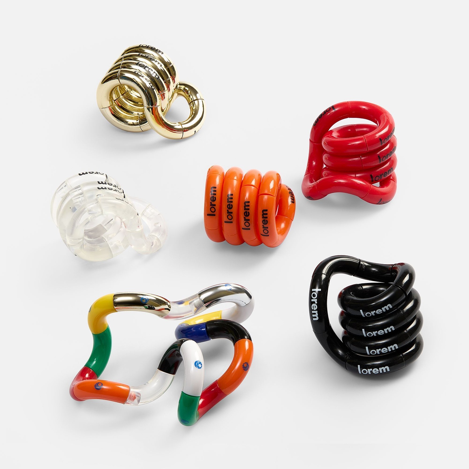 Антистресс Tangle, оранжевый