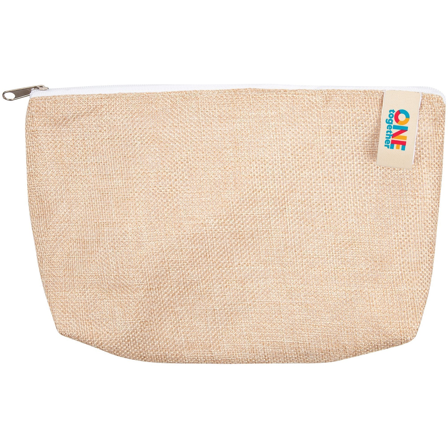 Косметичка Foster Beauty Box, бежевая с логотипом