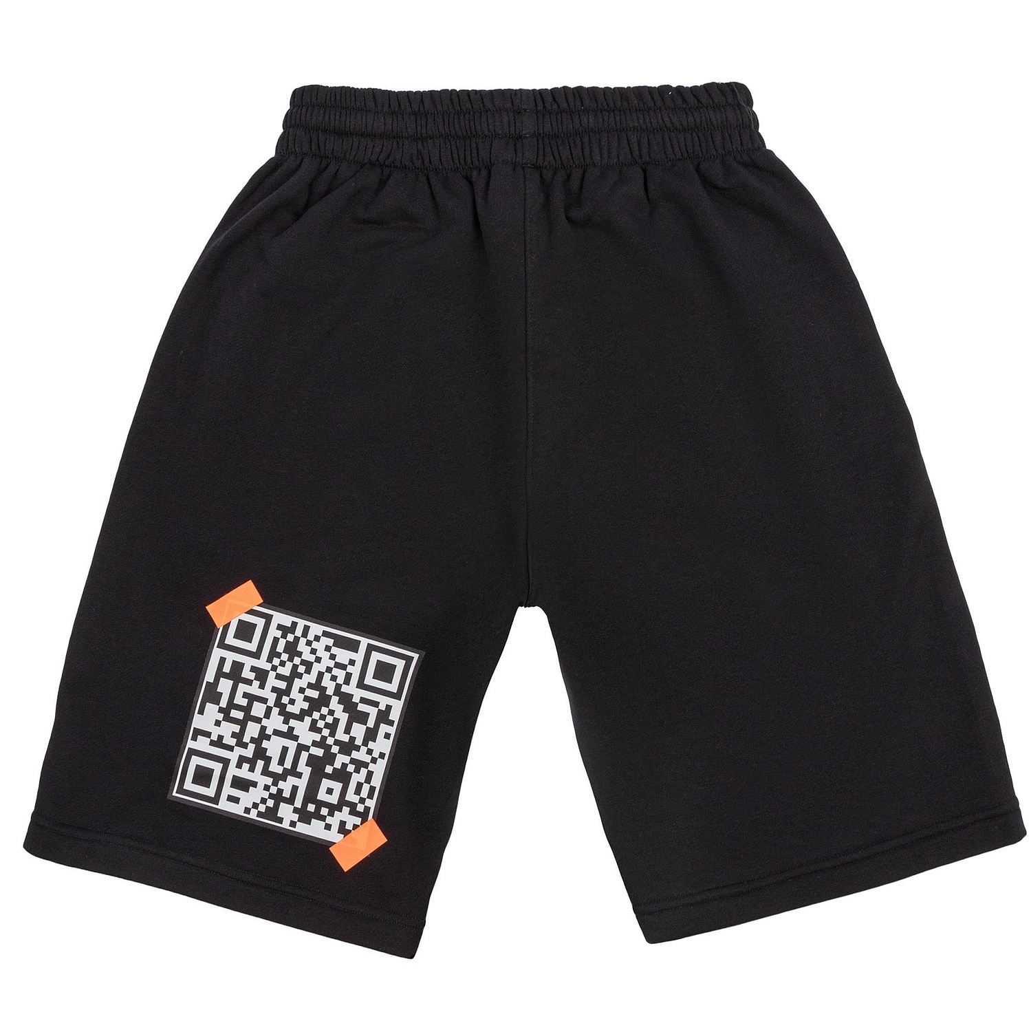 Шорты Terry, черные с логотипом