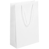 Пакет бумажный Porta S, вертикальный, белый с логотипом