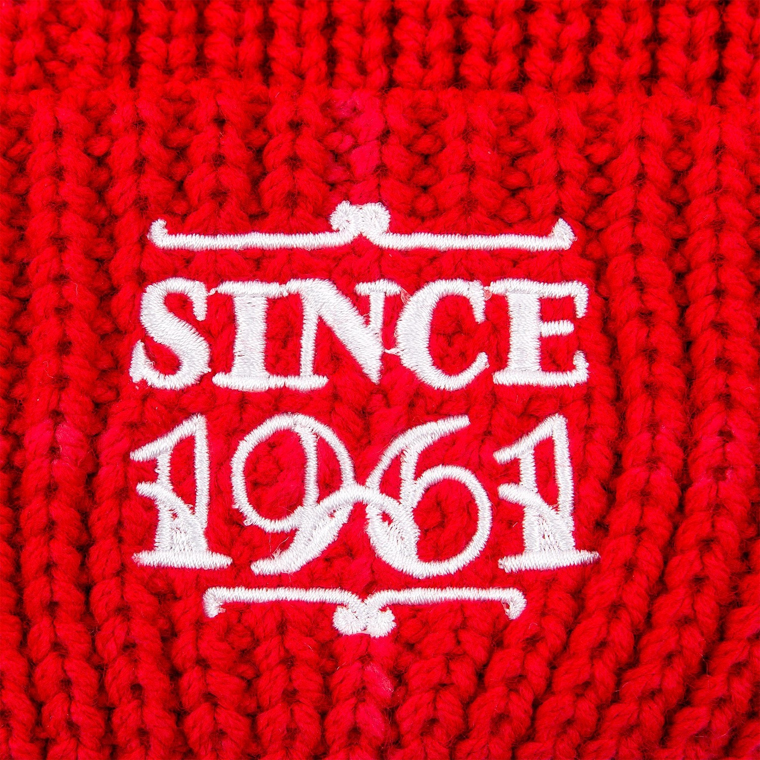 Шапка Nordkyn, красная с логотипом