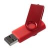 Флешки с печатью логотипа. Флешка Twist Color, красная по цене 580 ₽ руб. (артикул 7537.55.8Гб) Флешка Twist Color, красная, 8 Гб
