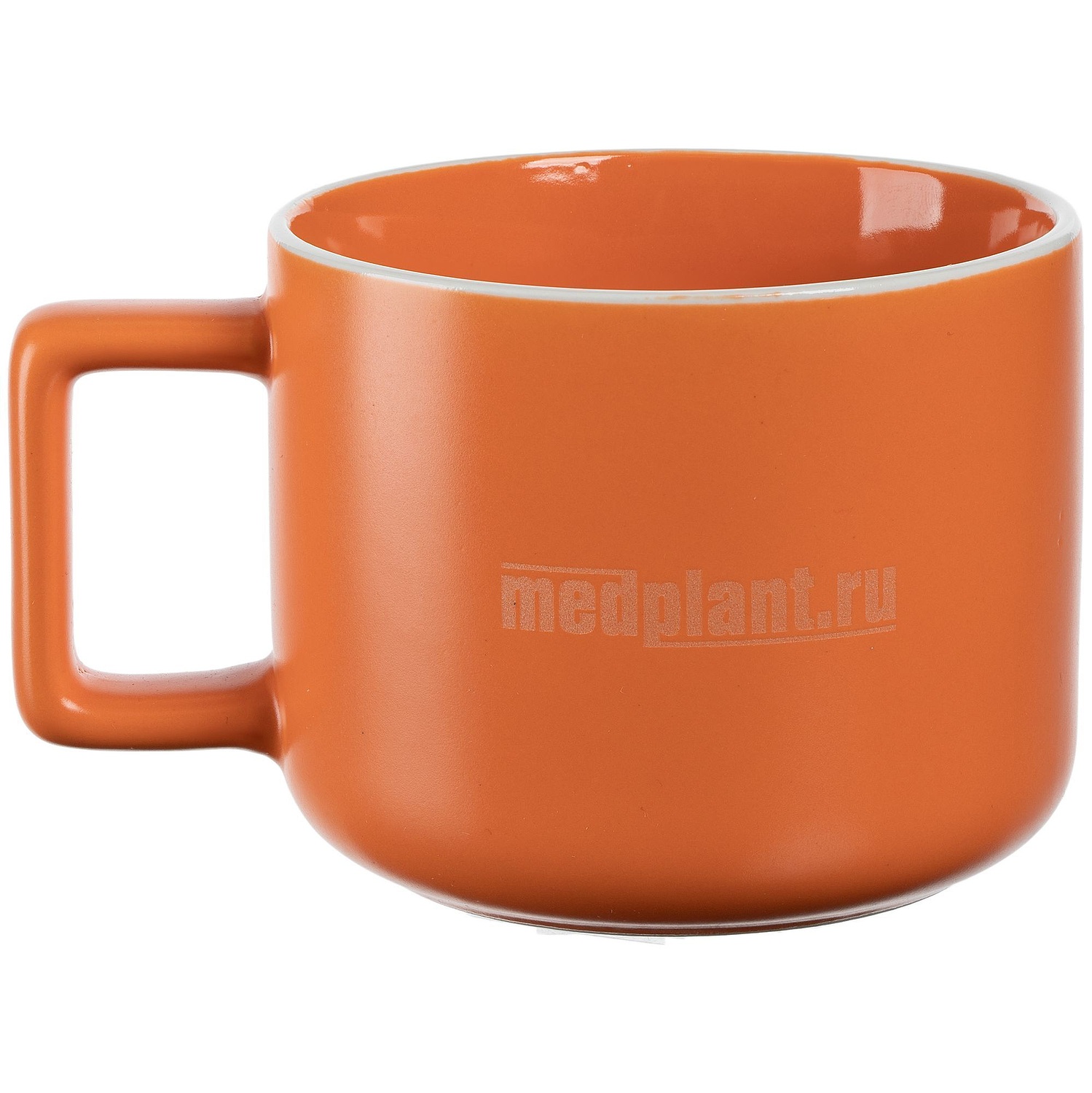 Чашка Fusion, оранжевая с логотипом