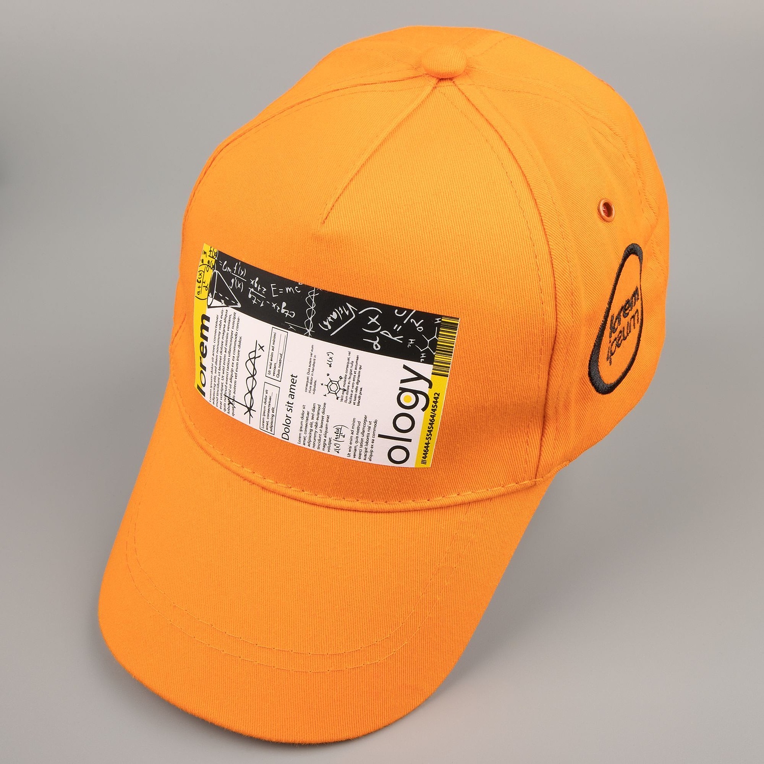 Бейсболка Convention, оранжевая с логотипом