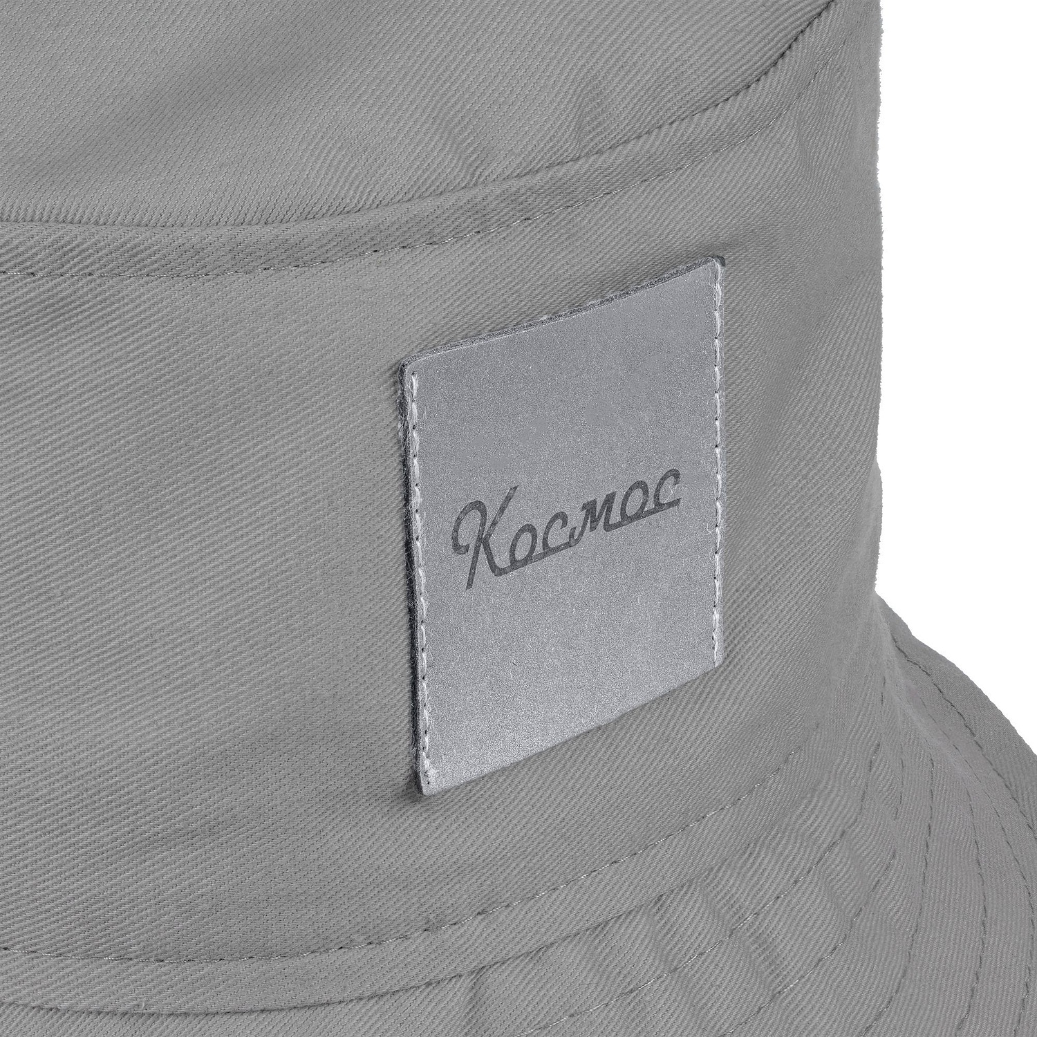 Лейбл светоотражающий Tao, L, серый с логотипом