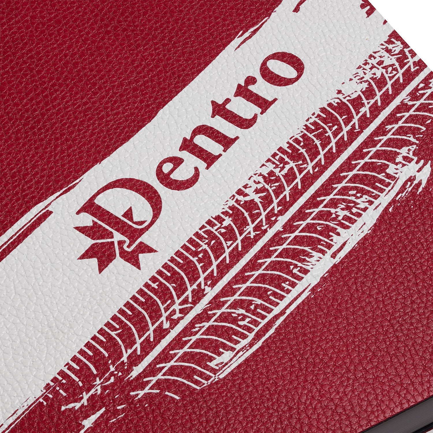 Ежедневник Lafite, недатированный, красный с логотипом